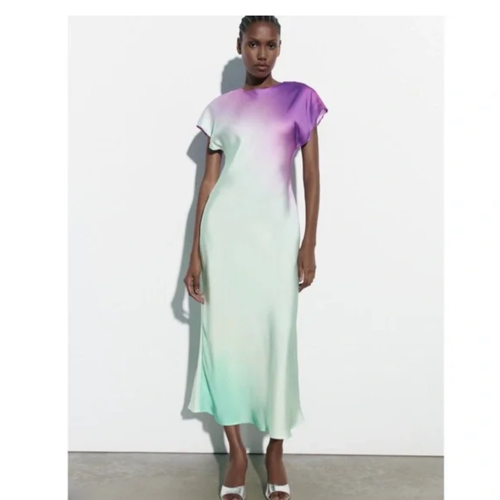 NWT MULTICOLOR ZARA DRESS XL